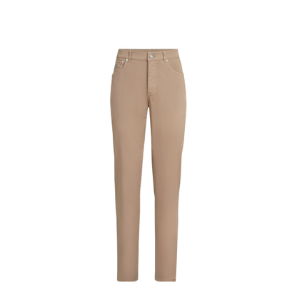 Stretch Cotton Trousers - Image 1