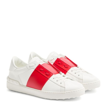 Open Leather Sneakers - Image 4