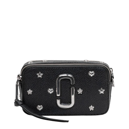 The Snapshot Mini Pebbled Leather Crossbody - Black Multi - Image 1