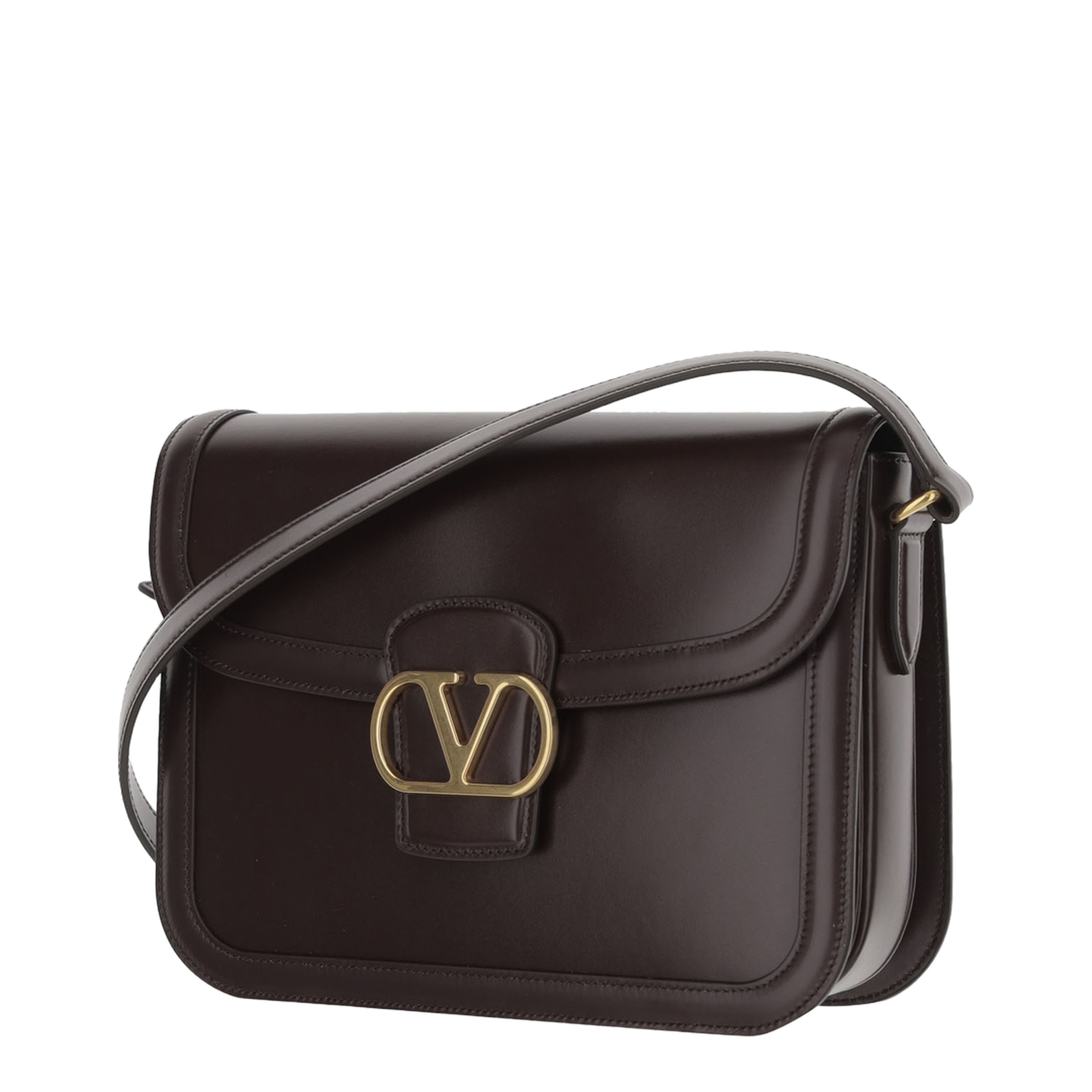 Dark Brown Leather 9to5 Shoulder Bag - Image 2