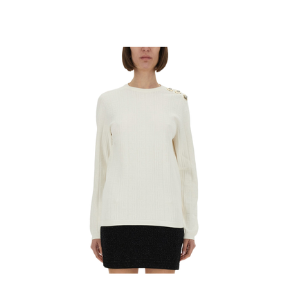 Knitted Tops Creme - Image 1