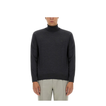 Turtleneck Embroidery Grey - Image 5