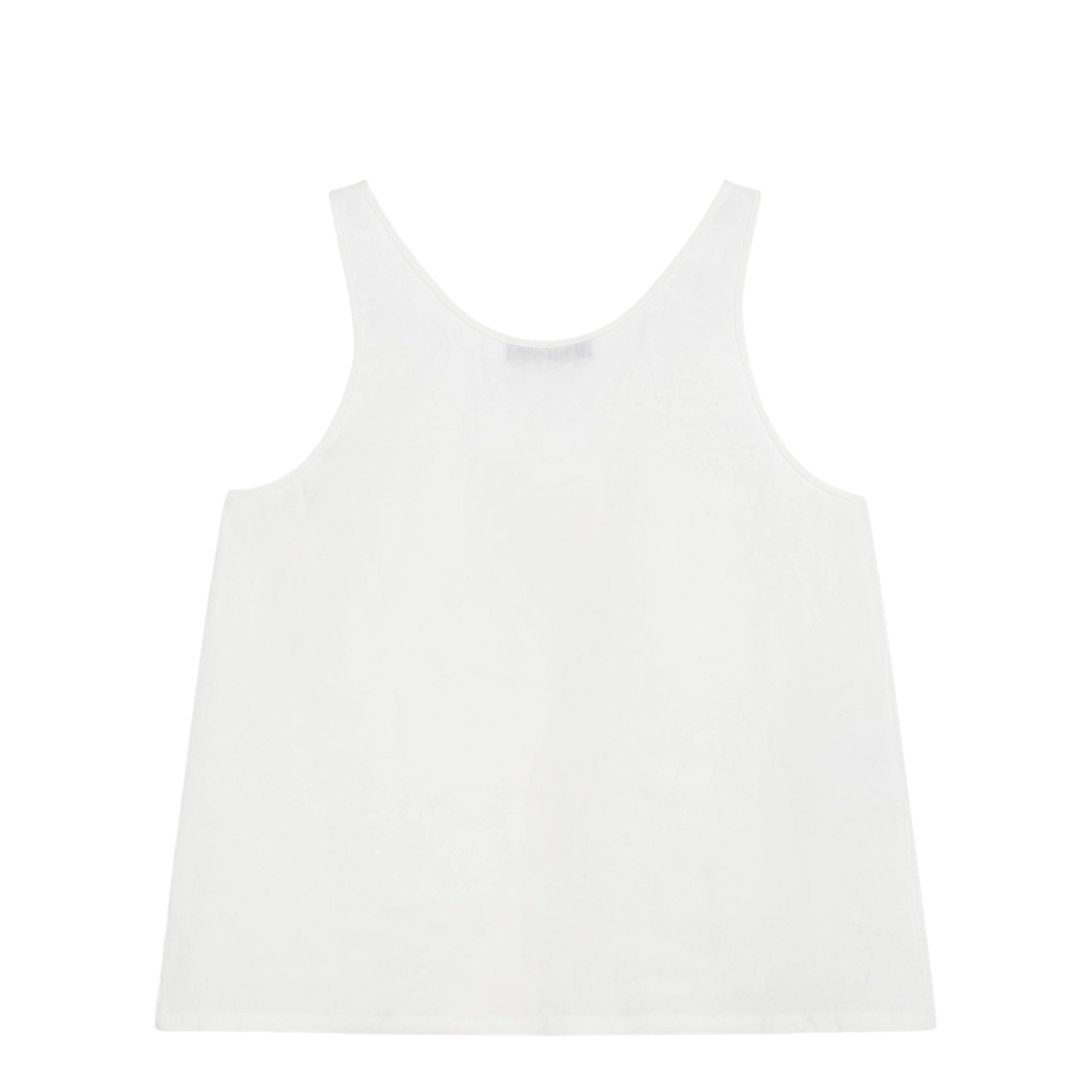 White Linen Top With Embroidery - Image 2