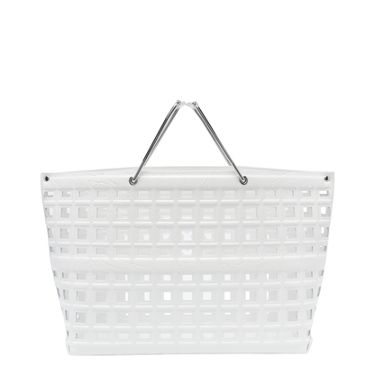 White Ella Shopping Bag - Image 3