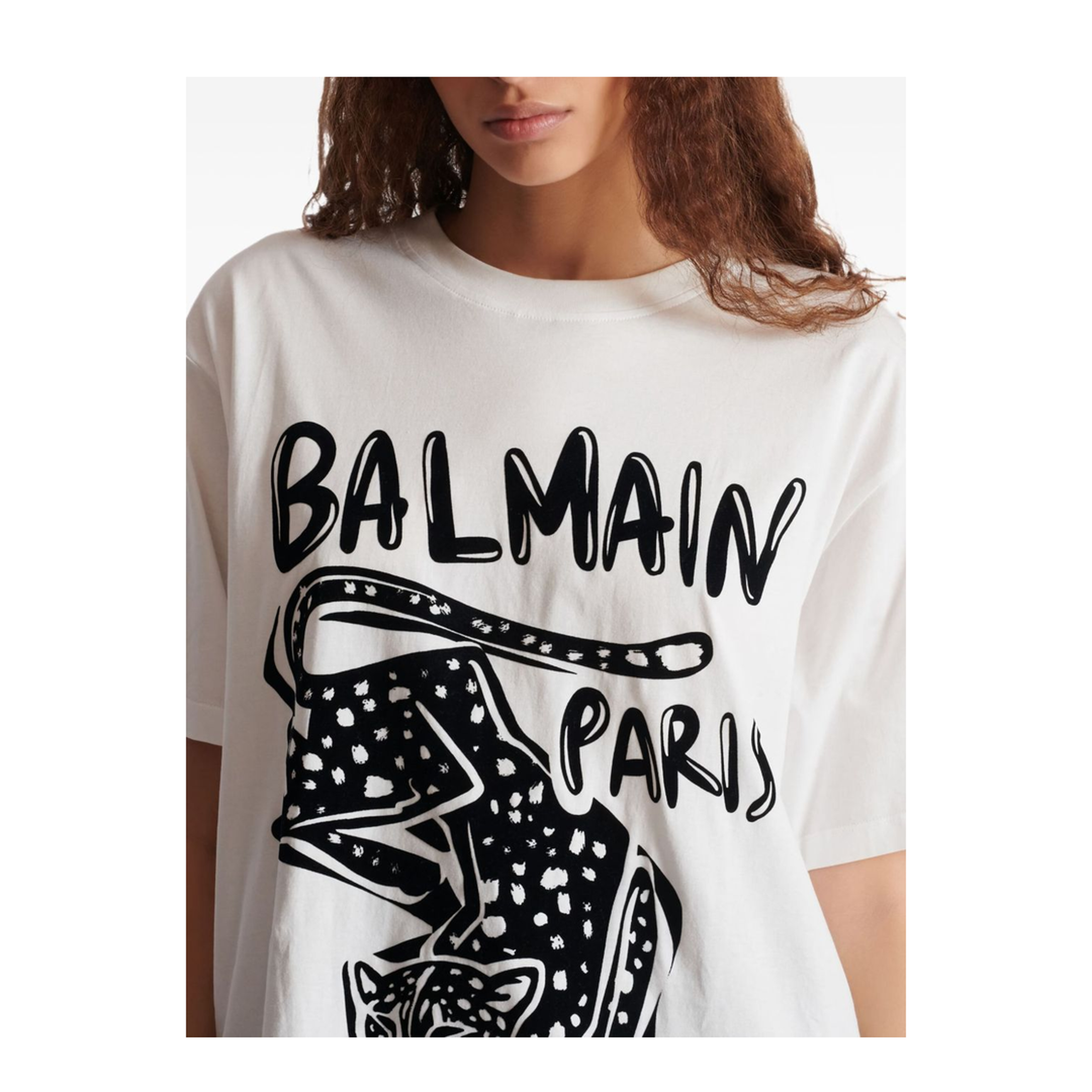 Short-Sleeved T-shirt Leopard Print - Image 5