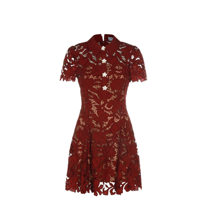 Self-portrait Dresses BORDEAUX - Image 1