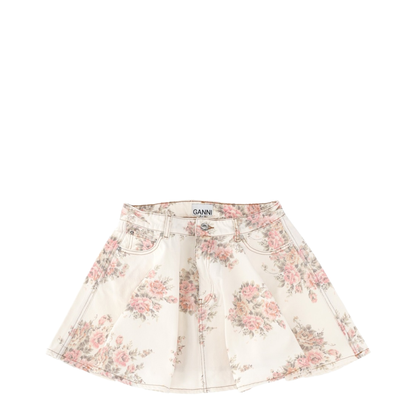 Denim Miniskirt - Image 1