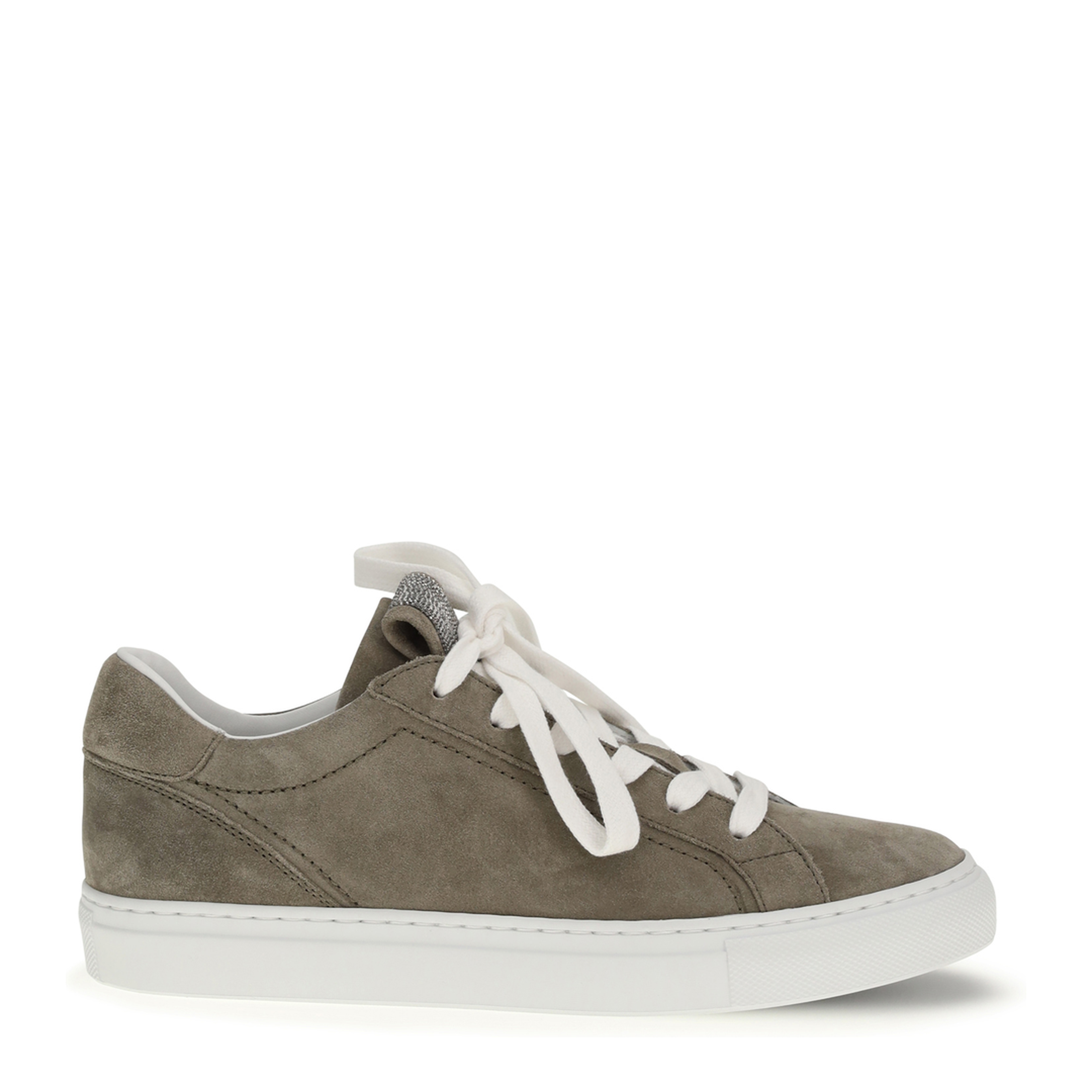 Suede Sneakers with Precious Loop - Image 1
