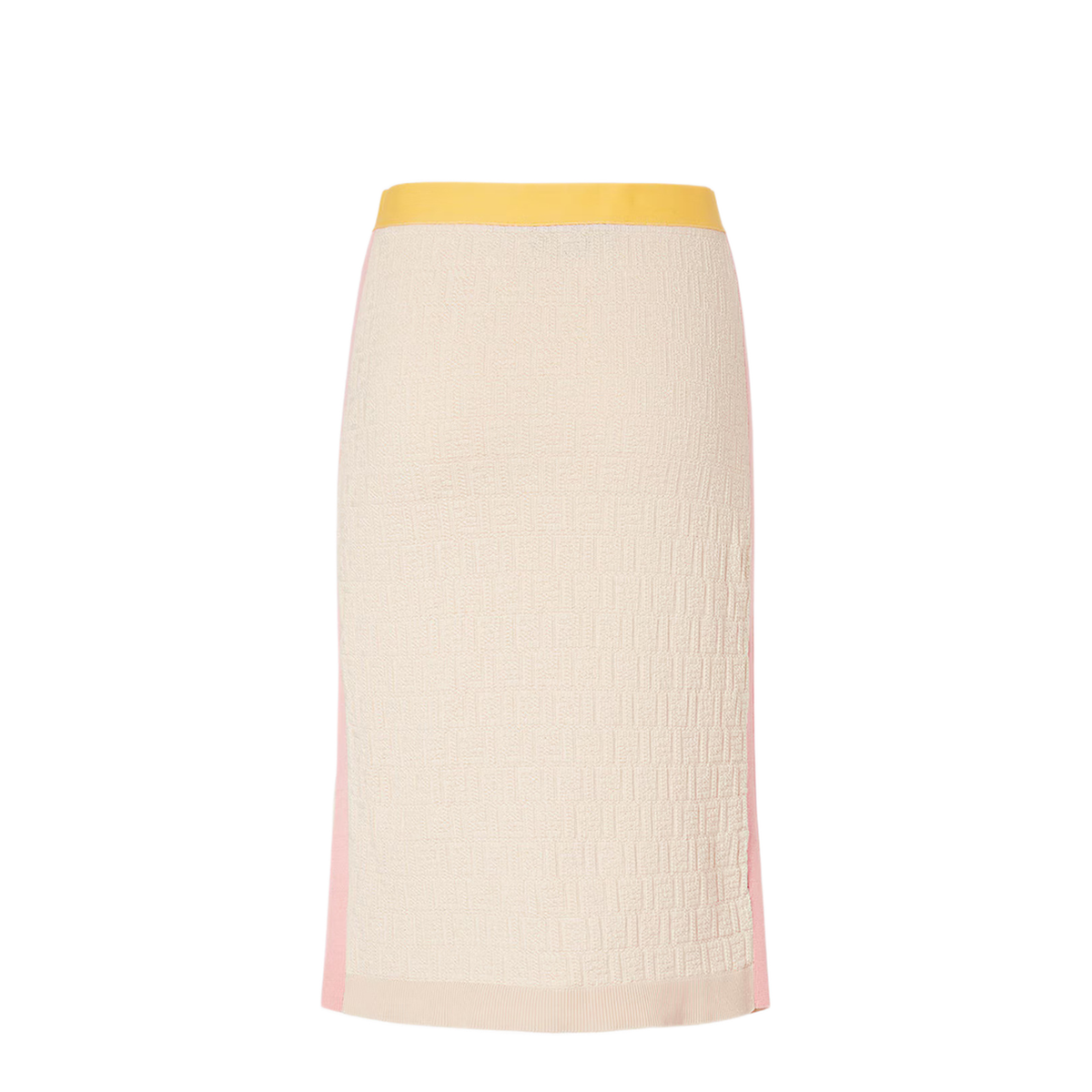 Light Beige Cotton And Silk Skirt - Image 2