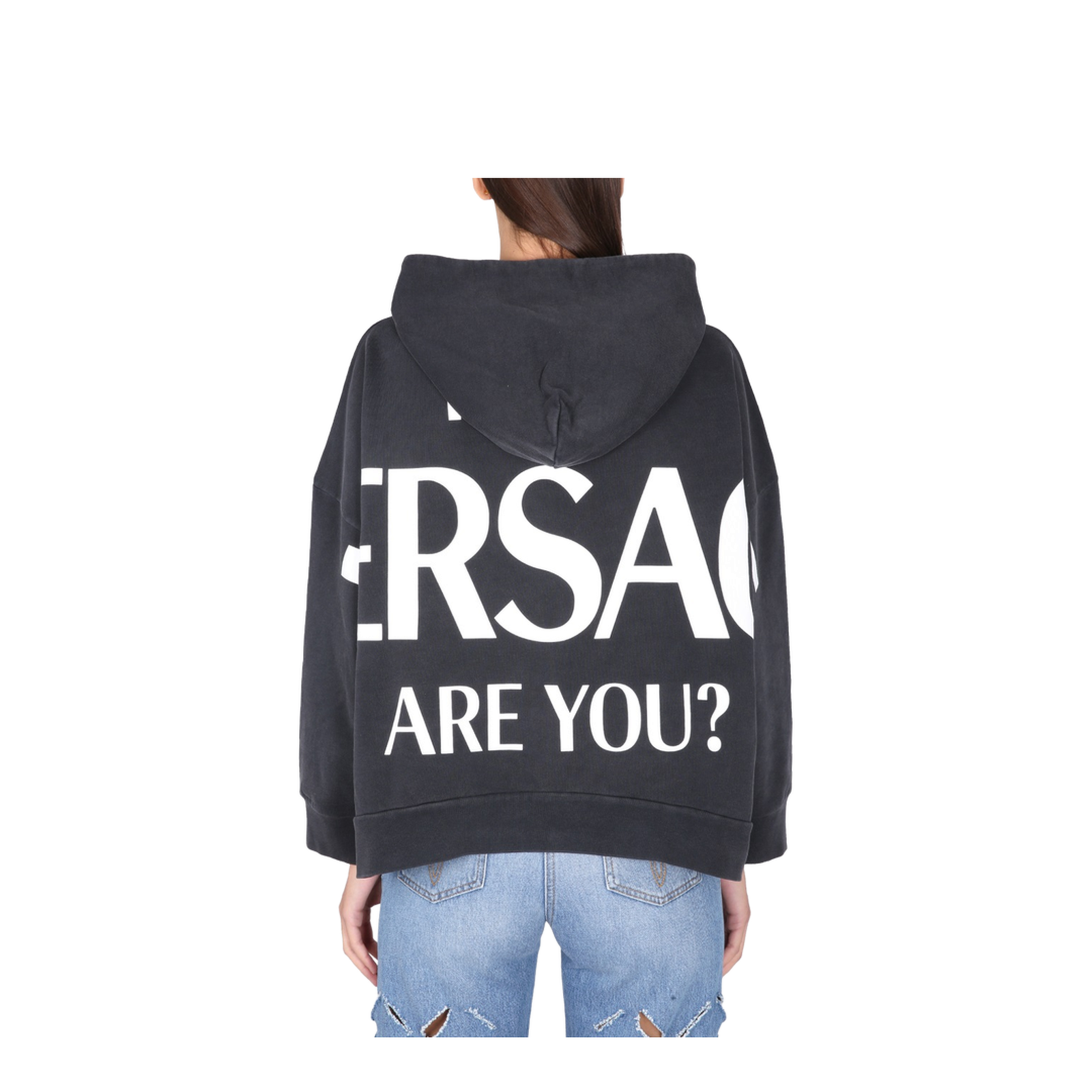 Hooded Sweatshirt With Logo In Black - Image 3