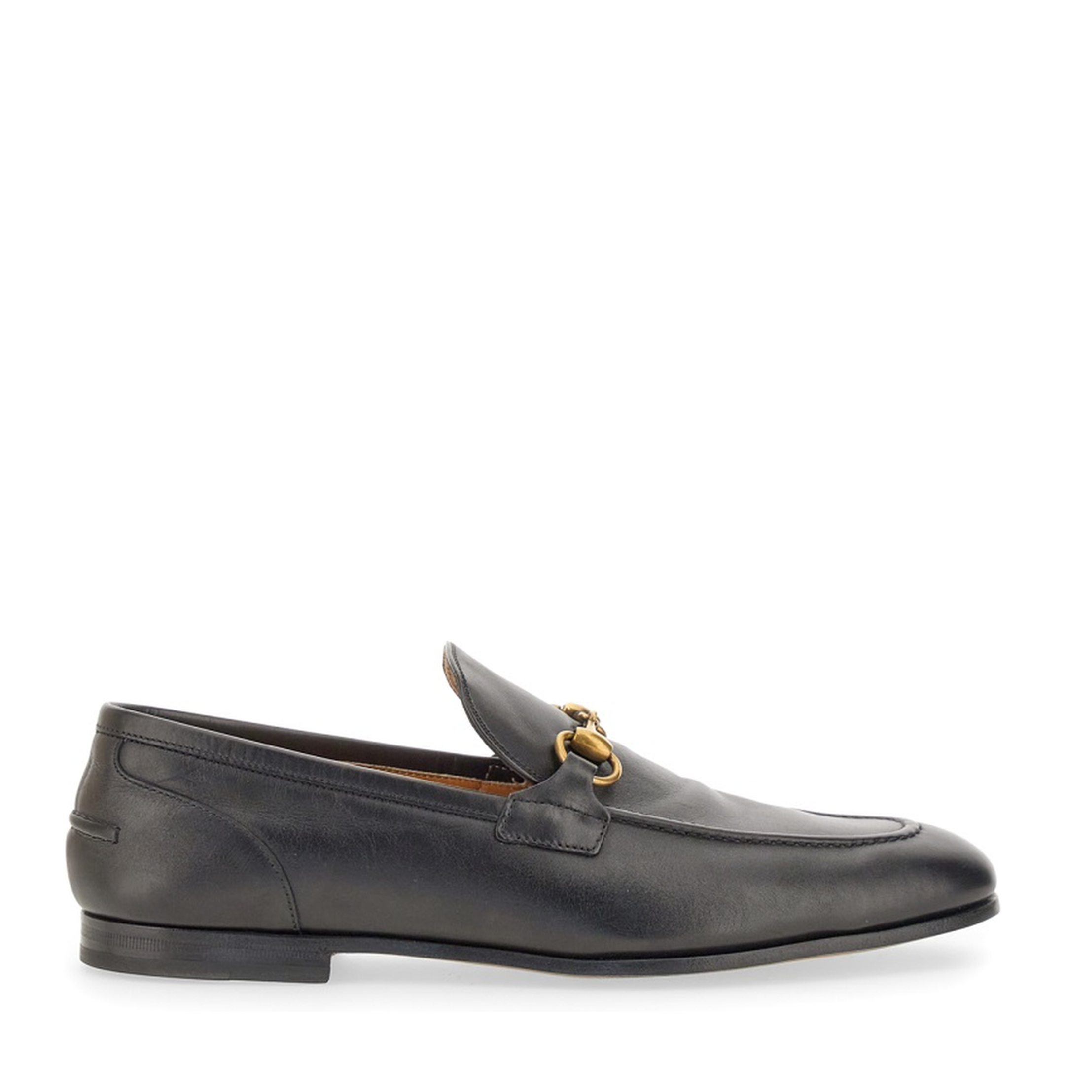 Black Leather Jordaan Loafer - Image 1