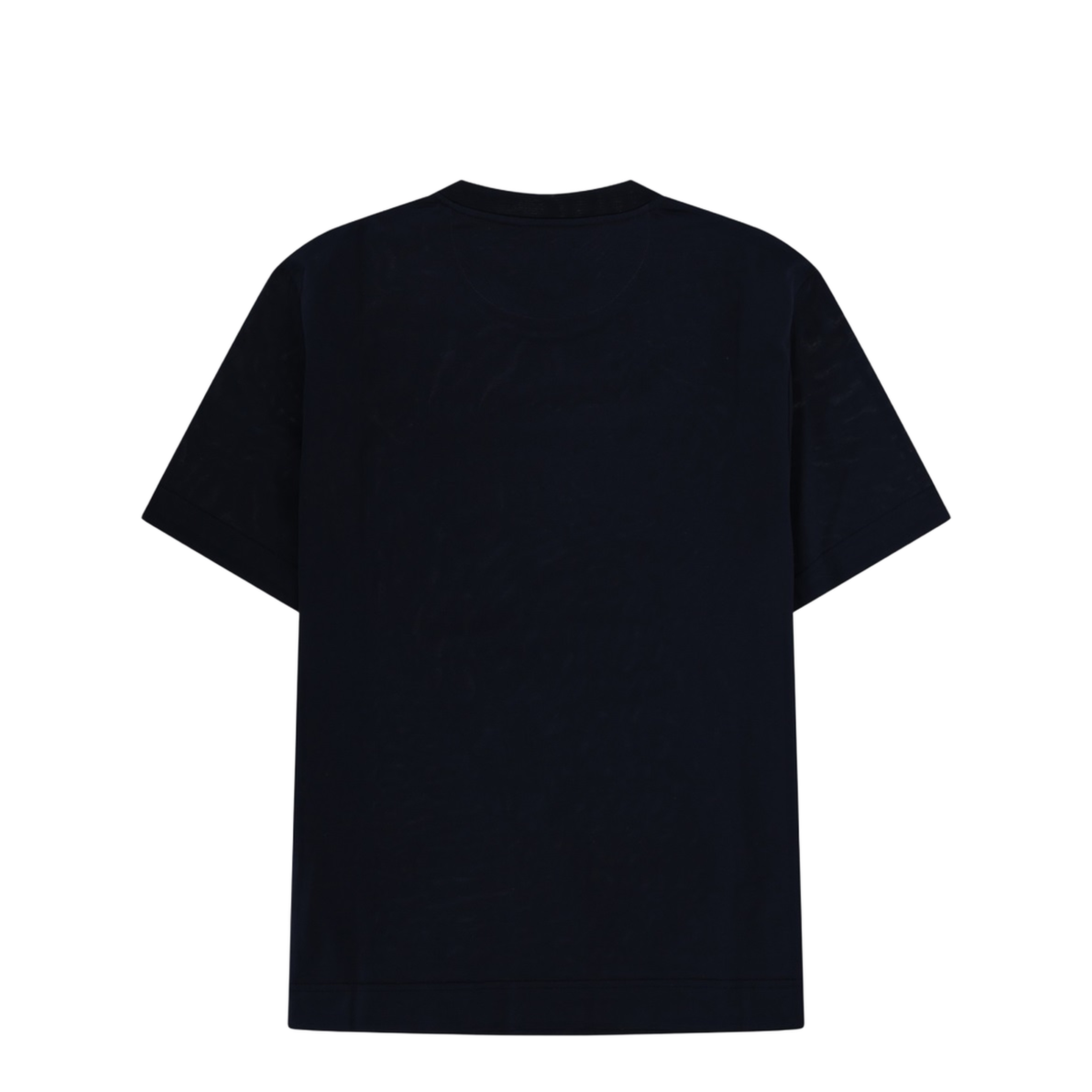 Navy Blue T-Shirt with Embroidered Logo - Image 3