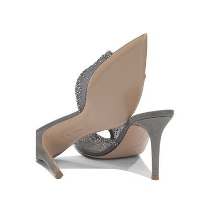 Rania Crystal-Embellished Heeled Mules - Image 5