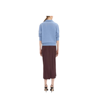 Genevieve Polo Jumper in Merino Wool - Image 8