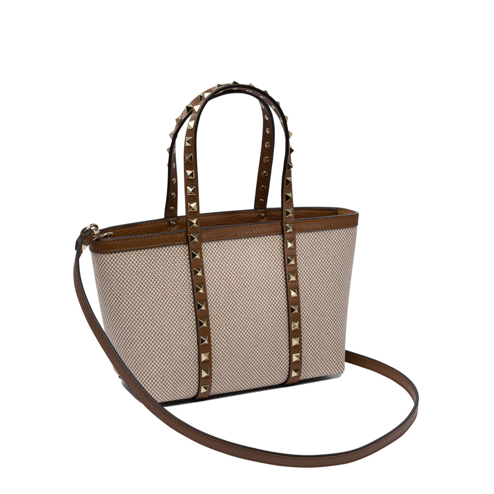 Two-tone Canvas Medium Rockstud Handbag - Image 2