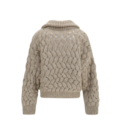 Mohair and Wool Blend Cardigan - Image 2