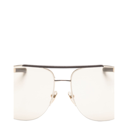 Navigator sunglasses in gold - Image 3