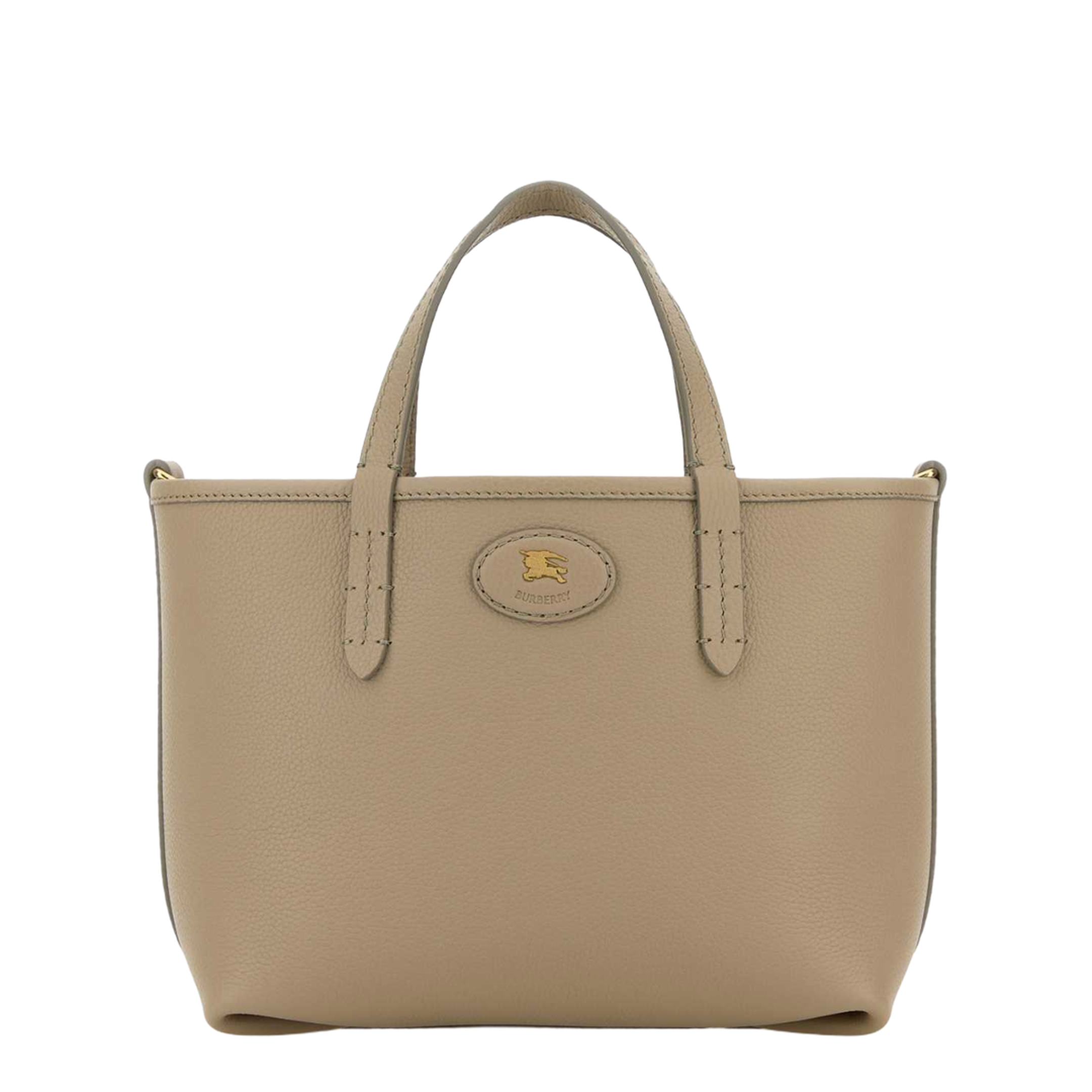 Dove Grey Leather Mini Bloomsbury Reversible Handbag - Image 1