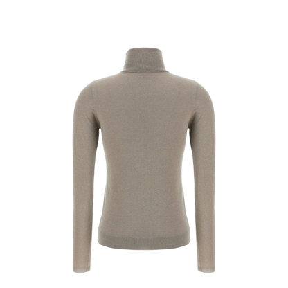 Sparkling Cashmere and Silk Lightweight Turtleneck Sweater - Image 2