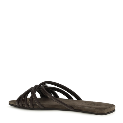 Flat Leather Sandals - Image 3