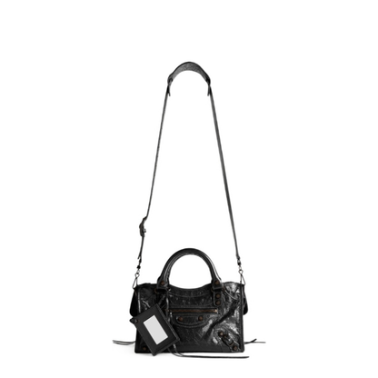 Le City Mini Lambskin Bag - Black - Image 4