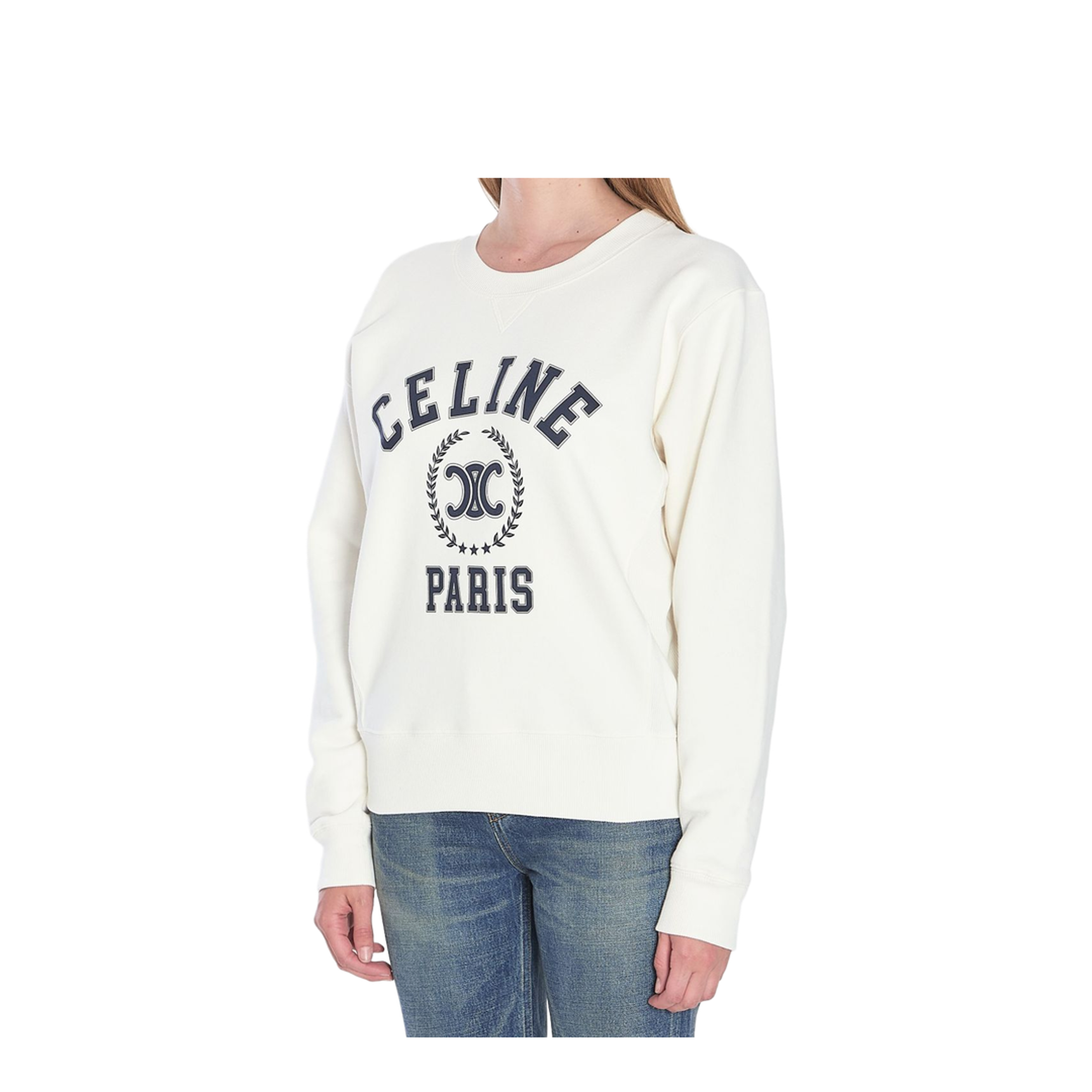 Oversized Sweatshirt in Cotton Fleece - Image 4