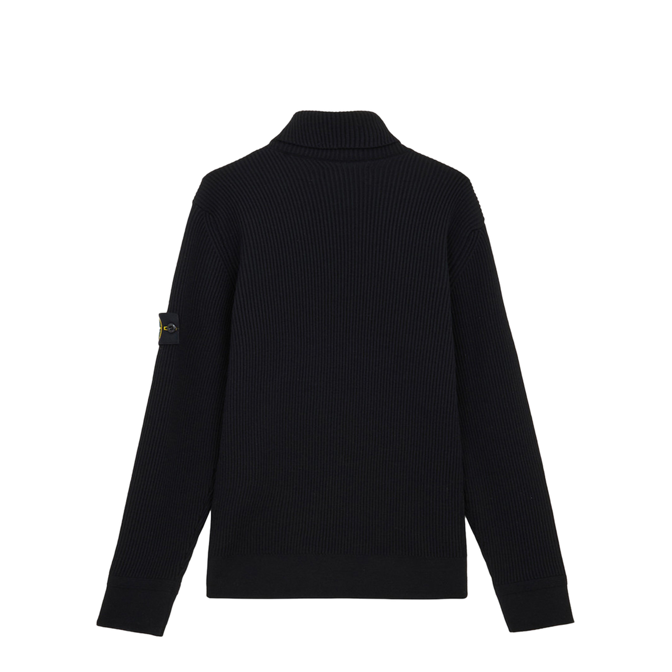 Ribbed Wool Turtleneck Pullover - Image 2