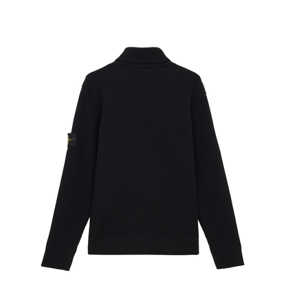 Ribbed Wool Turtleneck Pullover - Image 2