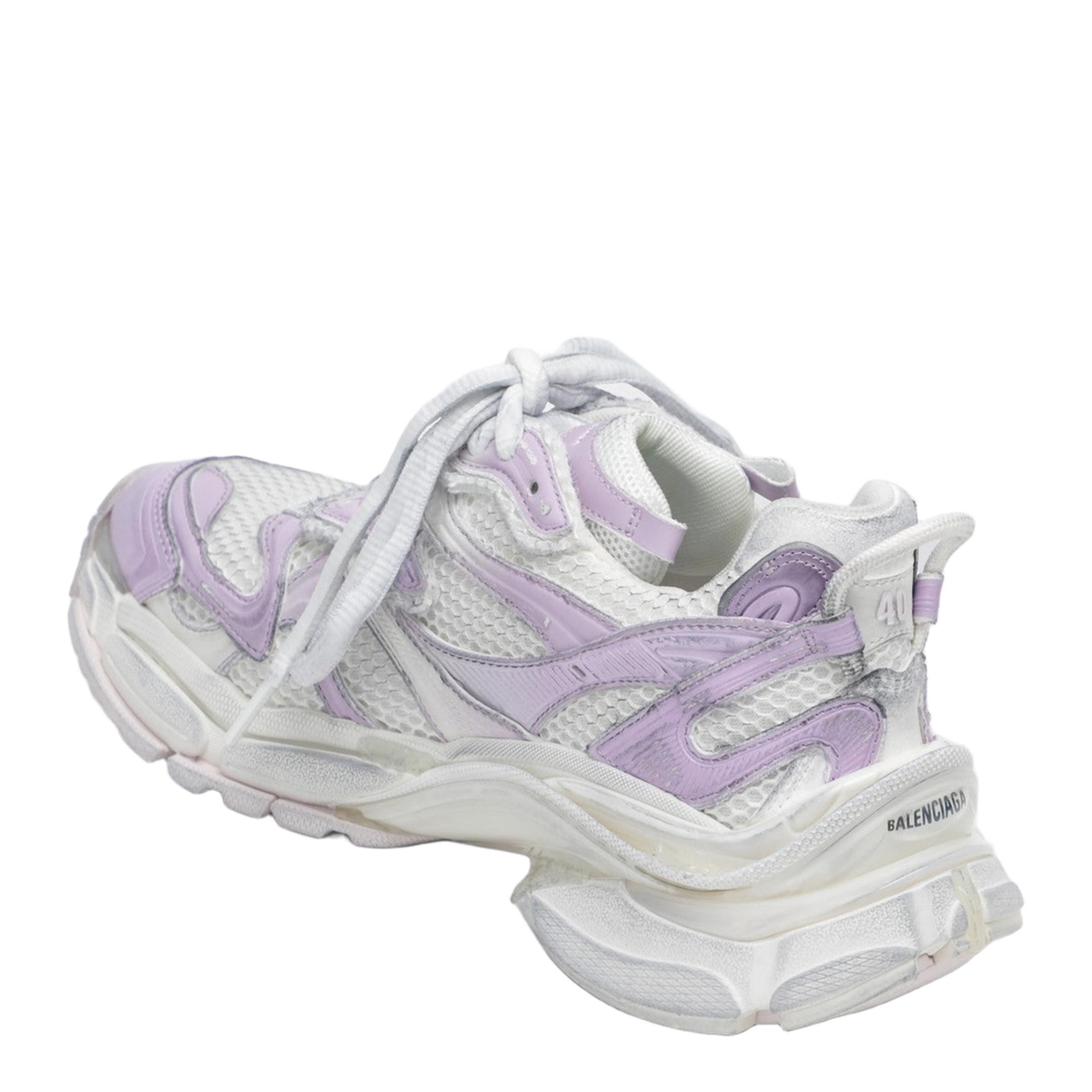 Runner 2 Gradient Sneakers in Light Grey Lilac - Image 2