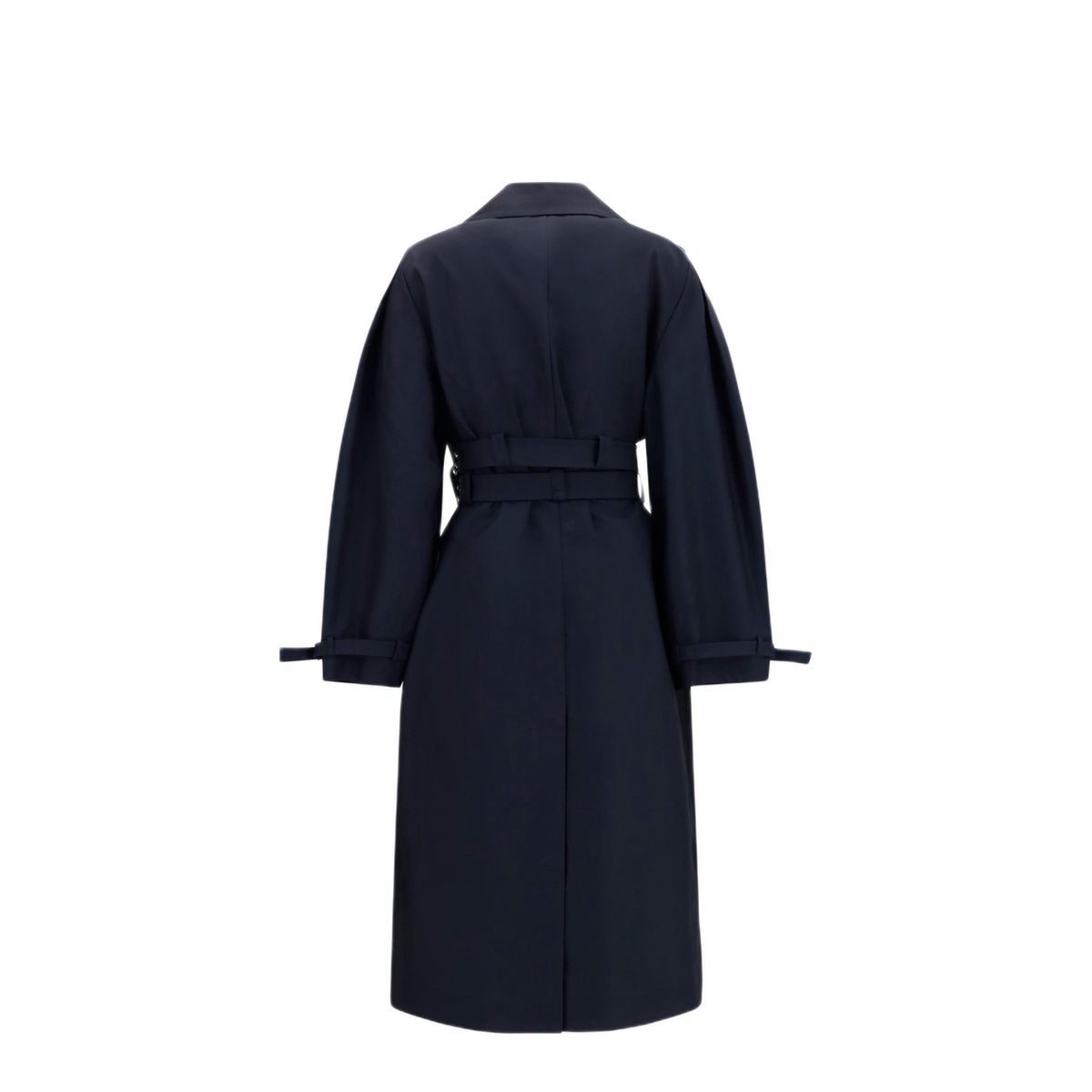 Double Breasted Cotton Trench Coat - Image 2