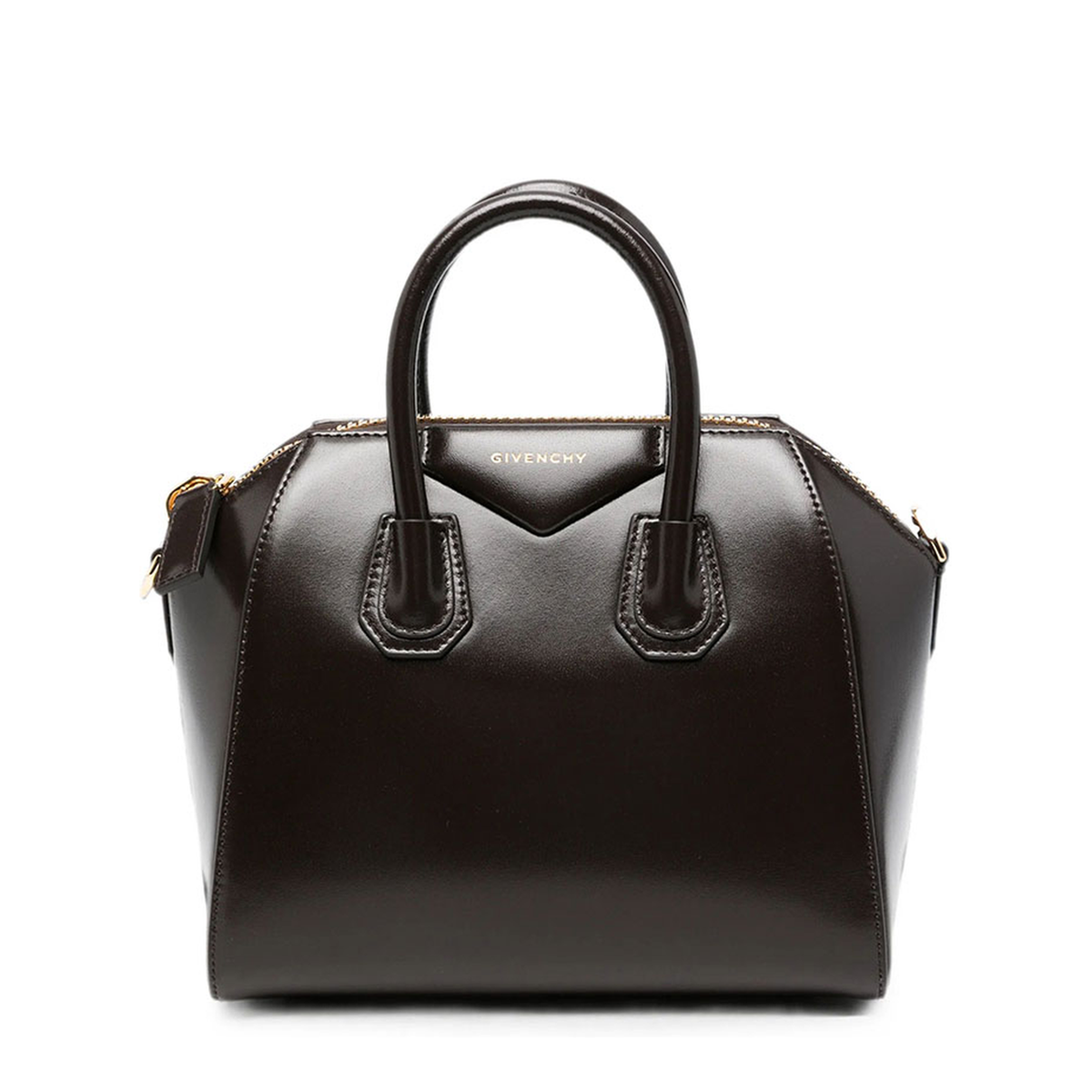 Antigona Mini Calfskin Tote - Chocolate - Image 1