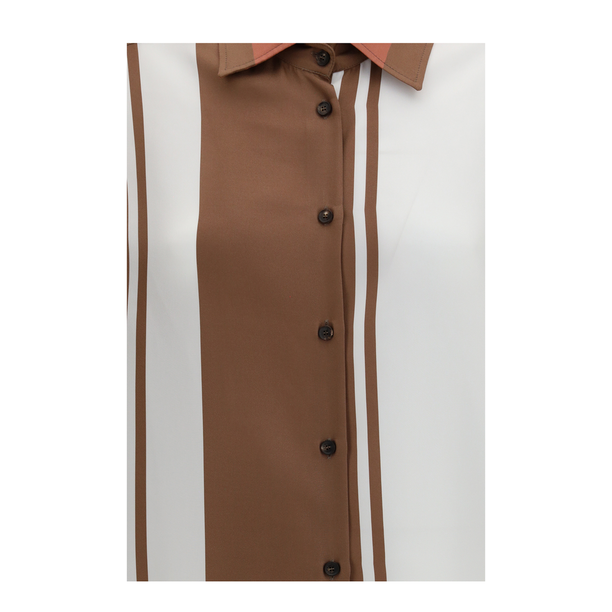 Long Striped Silk Shirt - Image 3