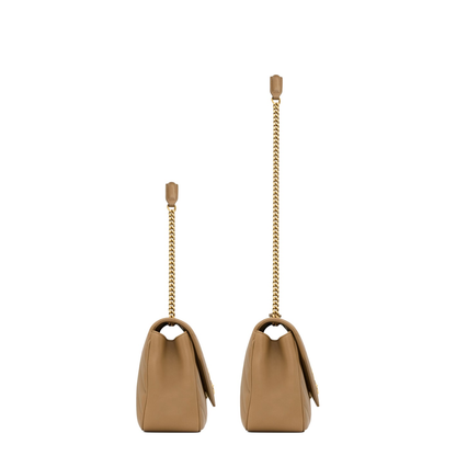 LOULOU Medium Lambskin Shoulder Bag - Natural Tan - Image 3