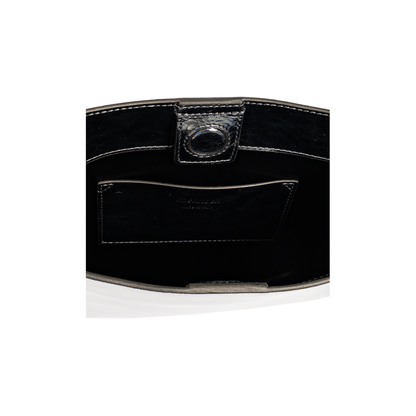 Otto Small Sheepskin Tote - Silver - Image 5