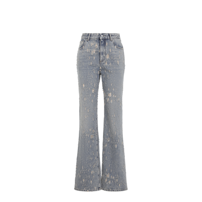 Distressed Flared Jeans - Image 2