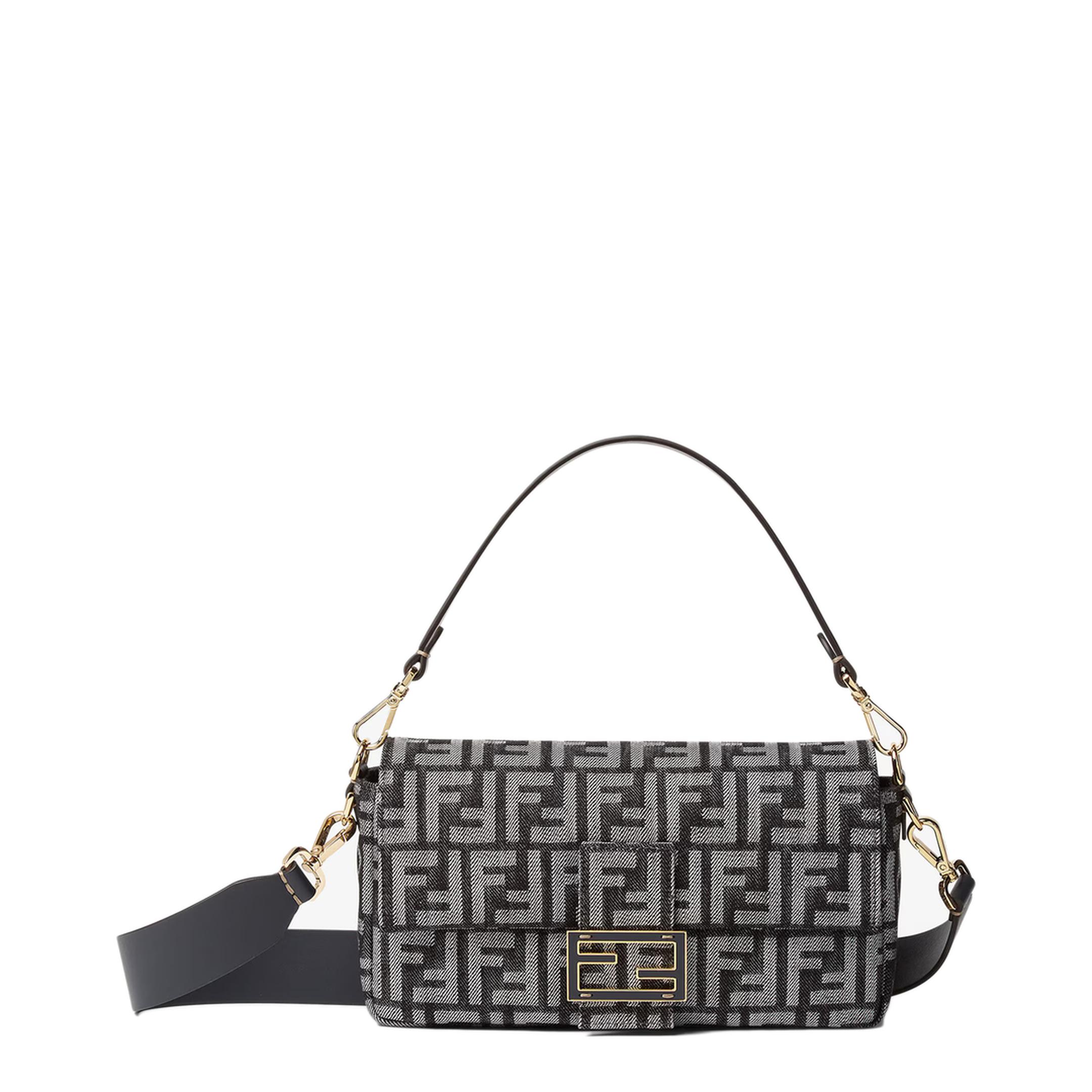 Baguette FF Handbag Gold - Image 5