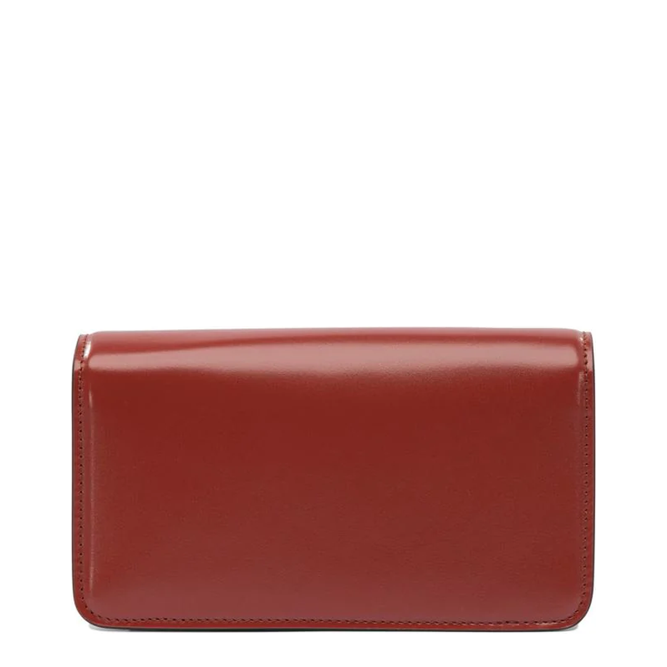 Red Foldover Top Crossbody Bag - Image 3