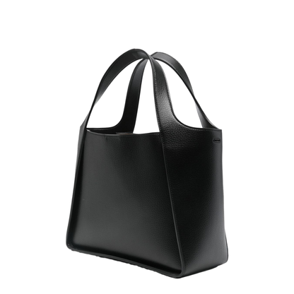 Logo Large Studded Tote Bag - Black - Image 5