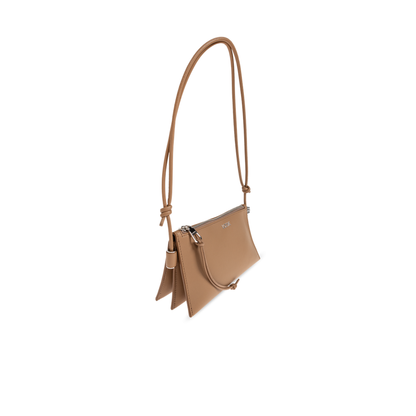 Joya Nappa Calfskin Pouch - Mocha - Image 4