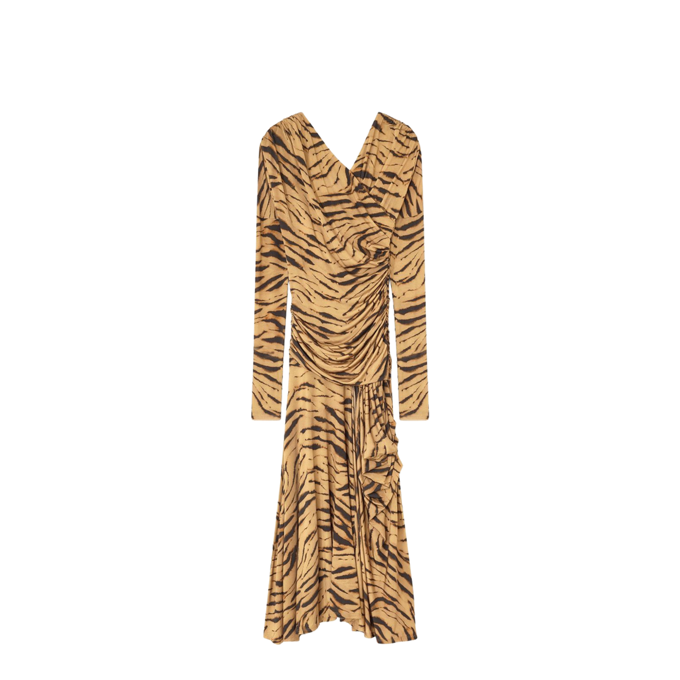 Long Dress with Zebra Print - Image 1