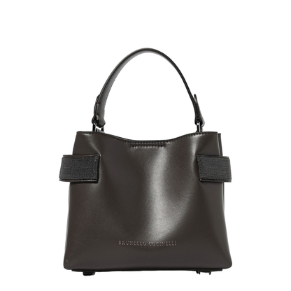 Essence Bag in Suede with Pendant - Image 1