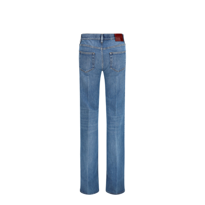 Flare Stretch Cotton Jeans - Image 2