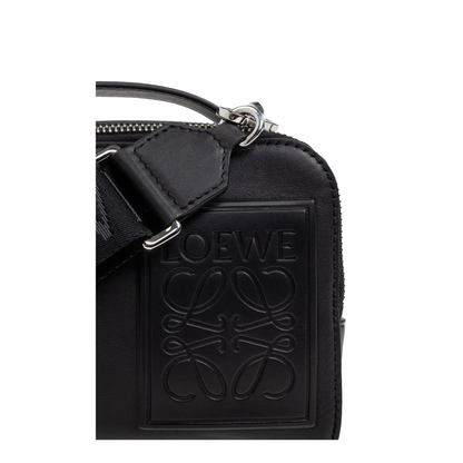 Mini Camera Calfskin Crossbody Bag - Black - Image 4