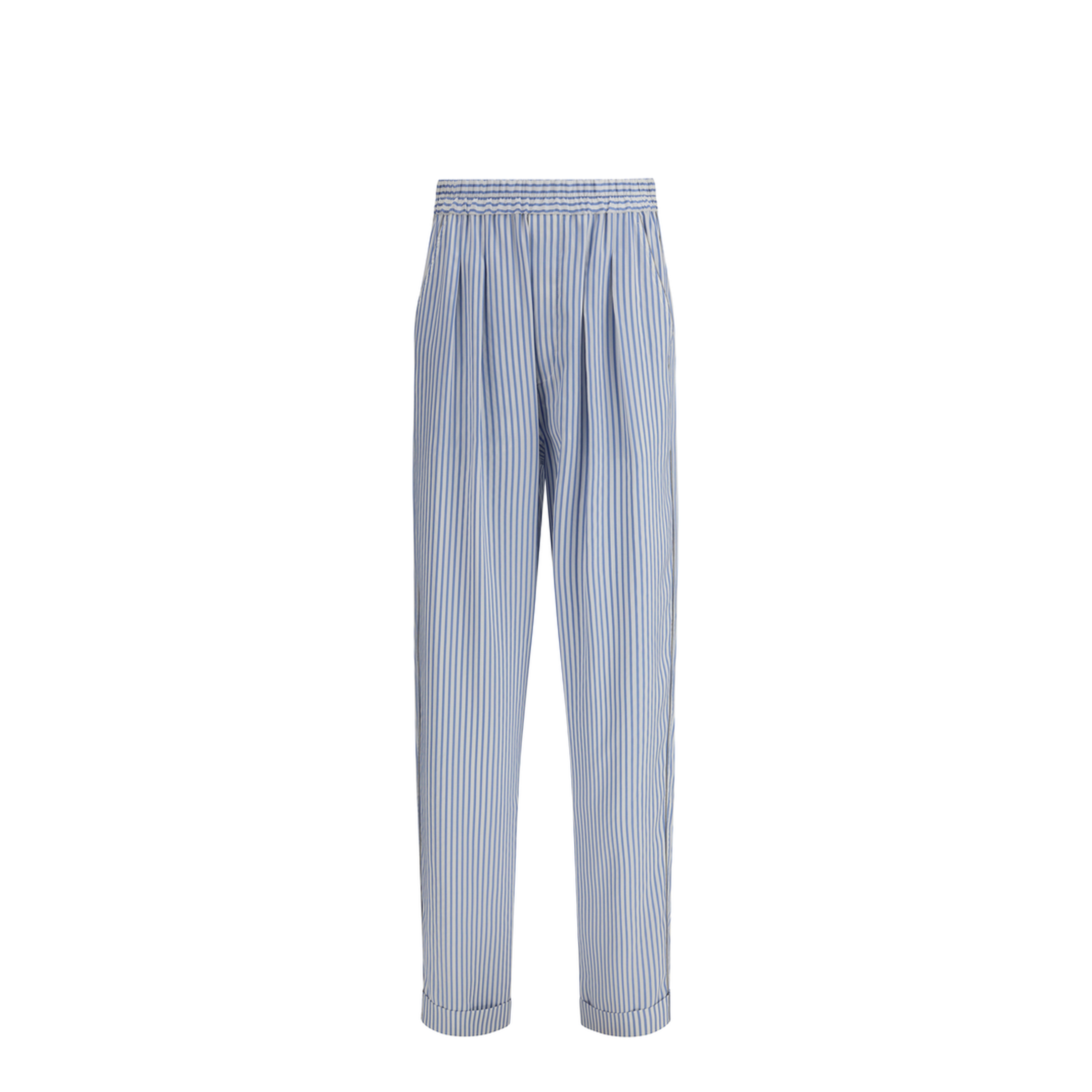 Striped Silk PJ Pants - Image 1