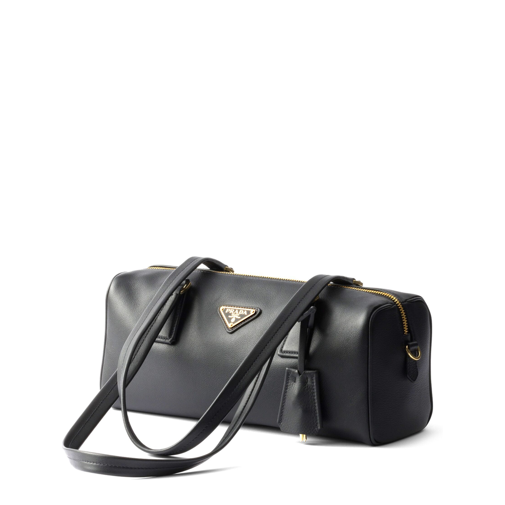Black Leather Shoulder Bag - Image 3
