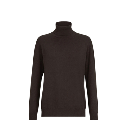 Cashmere Turtleneck Sweater with Monili - Image 1