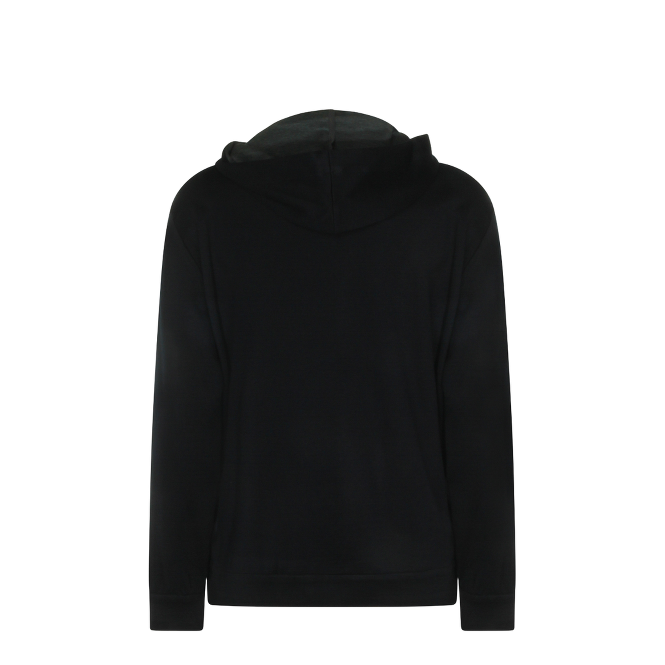Cotton and Silk Interlock Hooded Topwear - Image 3