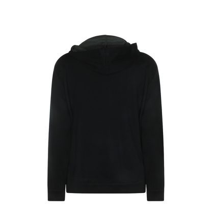 Cotton and Silk Interlock Hooded Topwear - Image 3