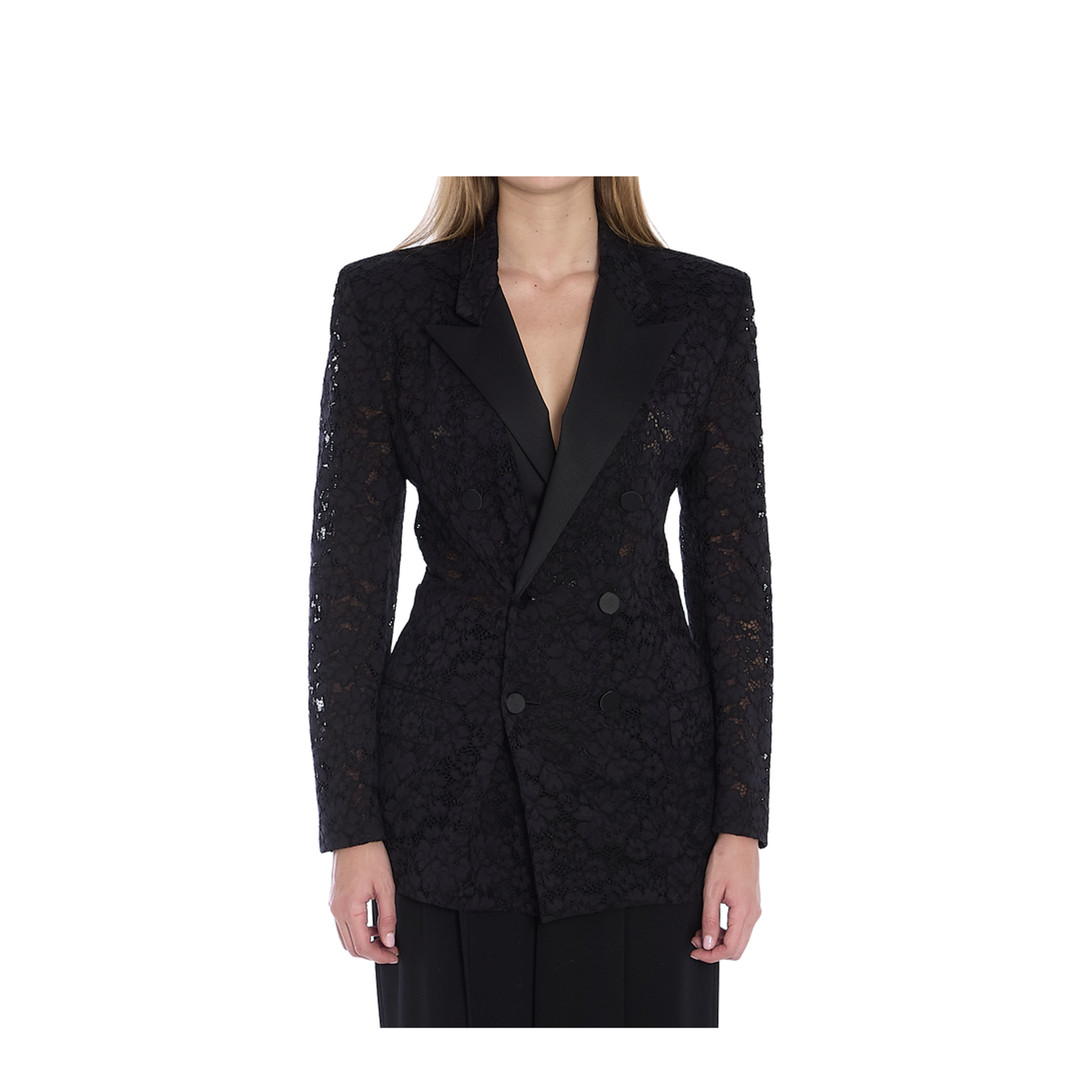 Tuxedo Jacket in Guipure - Image 1