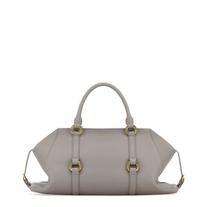 Farringdon Medium Calf Leather Handbag - Grey - Image 1
